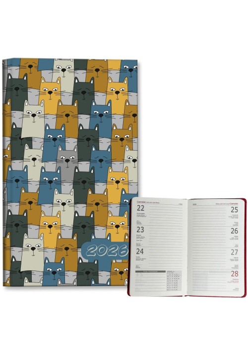 Kalendarz 2026 A6 tygodniowy Kotecki