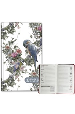 Kalendarz 2026 A6 tygodniowy Papugi Boho