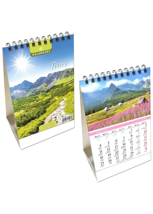 Kalendarz 2026 biurkowy pion Tatry Kalendarz 2026 biurkowy pion Tatry