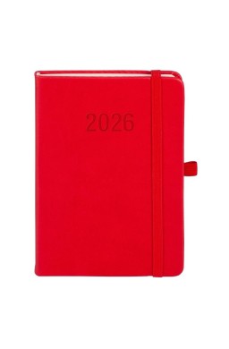 Kalendarz 2026 B6 Memofix TDW czerwony