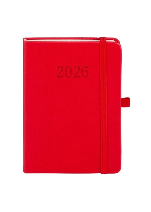 Kalendarz 2026 B6 Memofix TDW czerwony Kalendarz 2026 B6 Memofix TDW czerwony