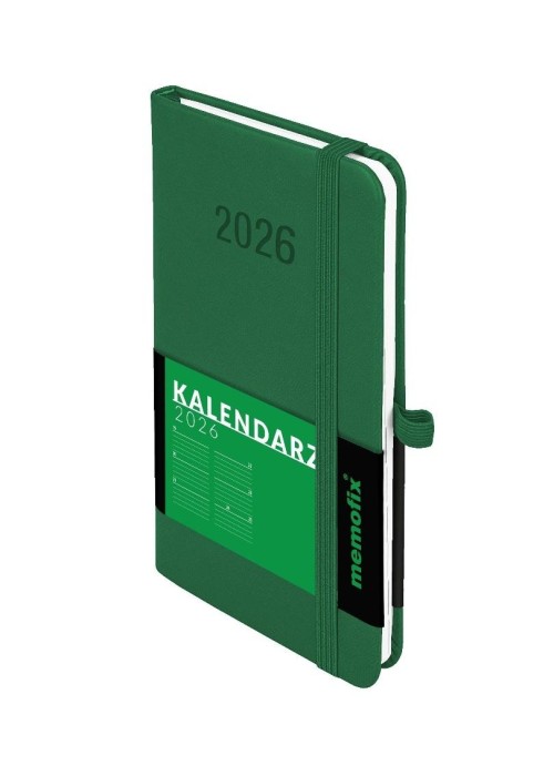 Kalendarz 2026 A6 Memofix TDW zielony Kalendarz 2026 A6 Memofix TDW zielony