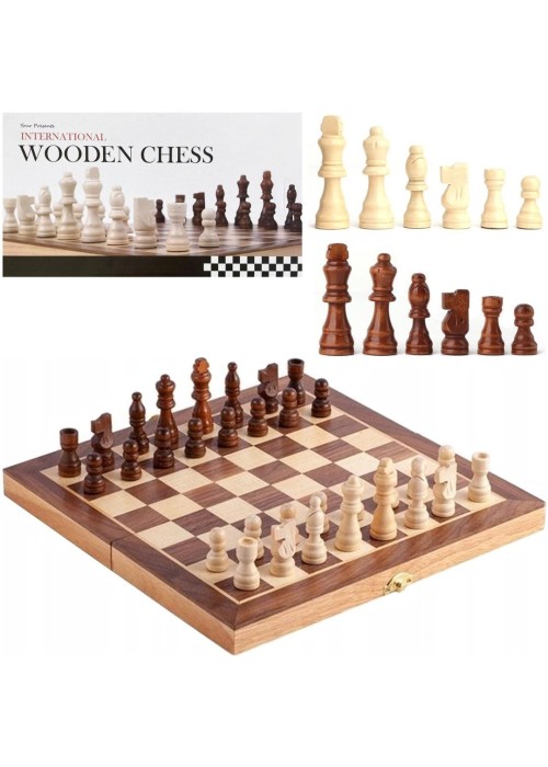 Szachy drewniane Szachy drewniane