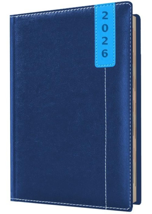 Kalendarz 2026 A4 tygodniowy registry niebieski Kalendarz 2026 A4 tygodniowy registry niebieski