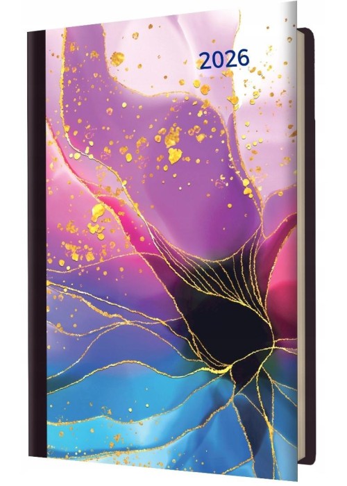 Kalendarz 2026 B6 tygodniowy akwarela Kalendarz 2026 B6 tygodniowy akwarela