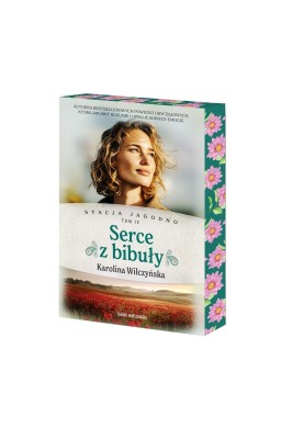 Stacja Jagodno. Serce z bibuły (barwione brzegi)