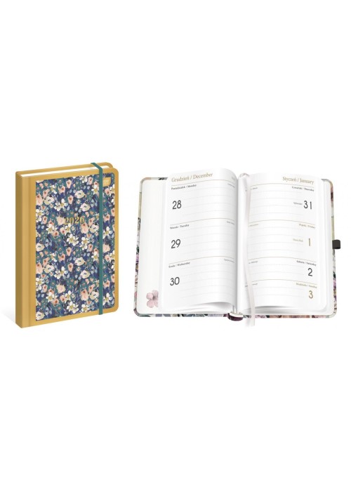 Kalendarz 2026 książkowy B6/192K Metallic Meadow Kalendarz 2026 książkowy B6/192K Metallic Meadow