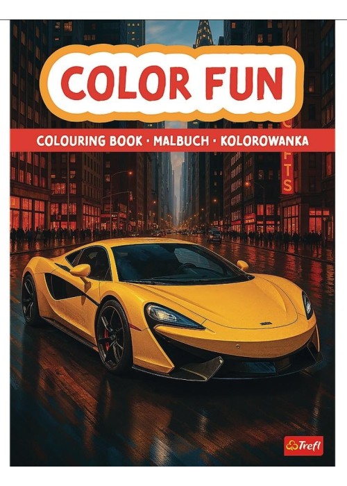Auta. Kolorowanka. Malbuch. Colouring book