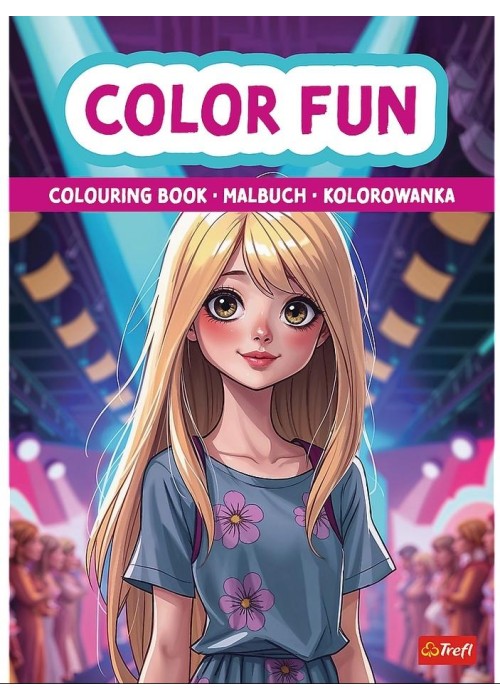 Modelki. Kolorowanka. Malbuch. Colouring book