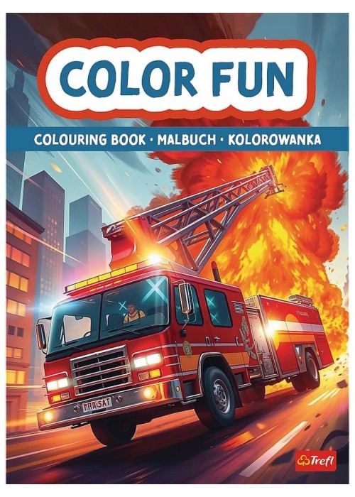 Pojazdy ratunkowe. Kolorowanka. Malbuch