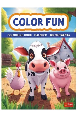 Zwierzęta na farmie. Kolorowanka. Malbuch