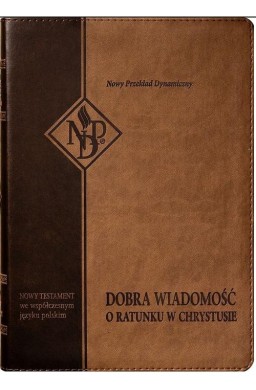 Nowy Testament NPD z paginatorami ciemnobrązowy