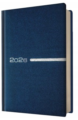 Kalendarz 2026 A5 dzienny kieszonka niebieski