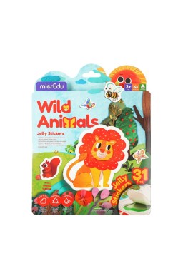 Naklejki żelki - Dzikie zwierzęta