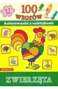 100 wzorów - kolorowanki z naklejkami. Zwierzęta