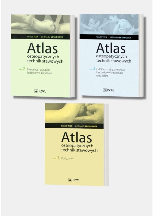 Atlas osteopatycznych technik stawowych T.1-3