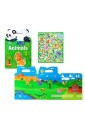 Książeczka z naklejkami wielorazowymi zwierzęta