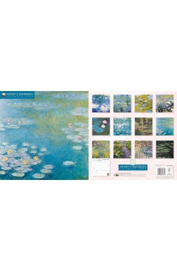 Kalendarz 2026 ścienny Lilie wodne Claude