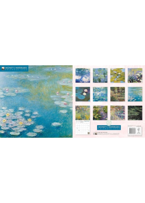 Kalendarz 2026 ścienny Lilie wodne Claude