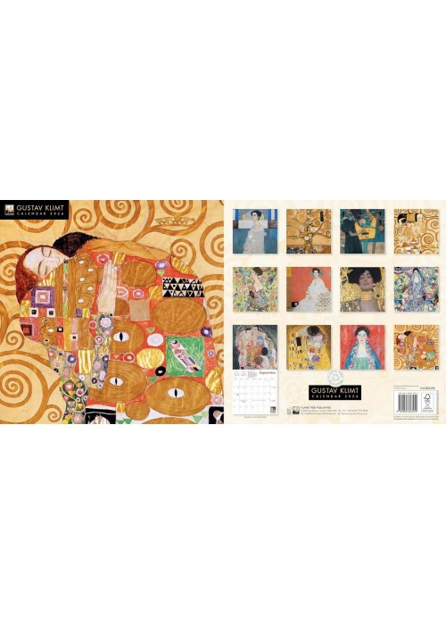 Kalendarz 2026 ścienny kwadrat Gustav Klimt