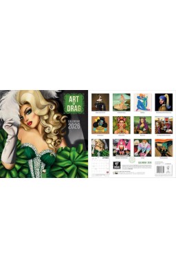 Kalendarz 2026 ścienny kwadrat Art of DRAG