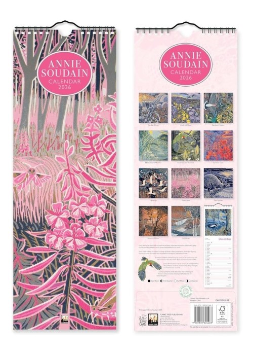 Kalendarz 2026 ścienny paskowy Annie Soudain