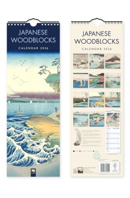 Kalendarz 2026 paskowy Japońskie drzeworyty