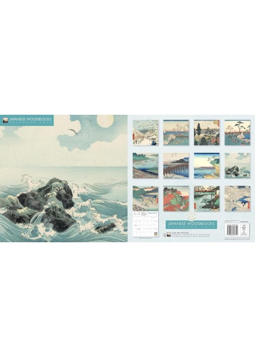 Kalendarz 2026 ścienny Japońskie drzeworyty