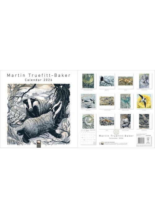 Kalendarz 2026 ścienny Martin Truefitt - Baker