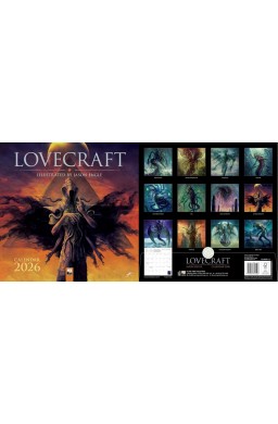 Kalendarz 2026 ścienny kwadrat Lovecraft