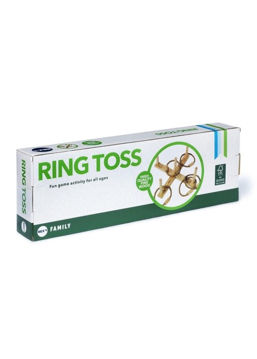 Gra plenerowa Ring toss family Drewno