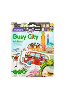 Naklejki żelki - Ruchliwe miasto