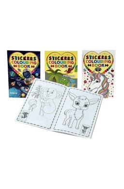 Kolorowanka z naklejkami MIX