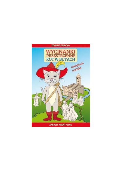 Wycinanki przestrzenne. Kot w butach. Łamigłówki,