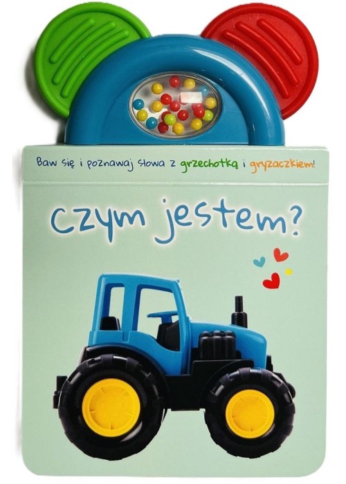 Książeczka z gryzakiem i grzechotką. Czym jestem?