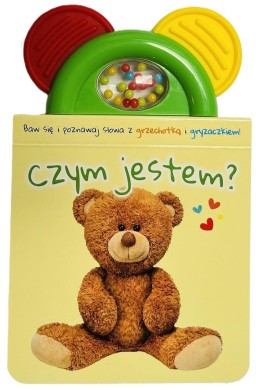 Książeczka z gryzakiem i grzechotką. Czym jestem?