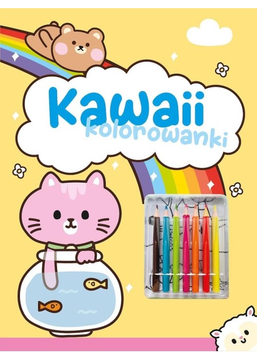Kawaii kolorowanki żółta