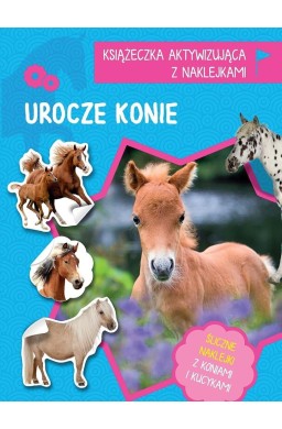 Książeczka aktywizująca z naklejkami. Urocze konie