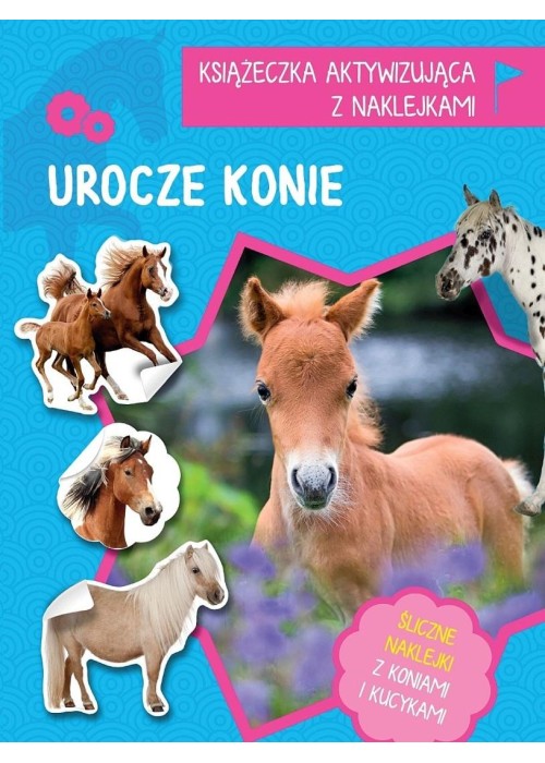 Książeczka aktywizująca z naklejkami. Urocze konie