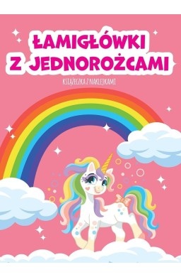 Łamigłówki z jednorożcami.. Książeczka z naklejkam