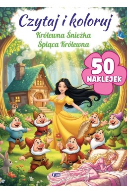 Czytaj i koloruj: Królewna Śnieżka/Śpiąca Królewna