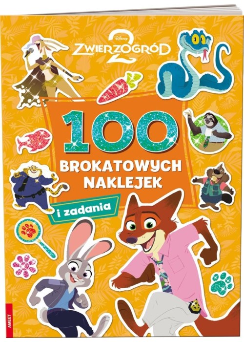 Disney Zwierzogród 2. 100 Brokatowych Naklejek
