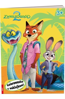 Disney Zwierzogród 2. Kolorowanka z naklejkami