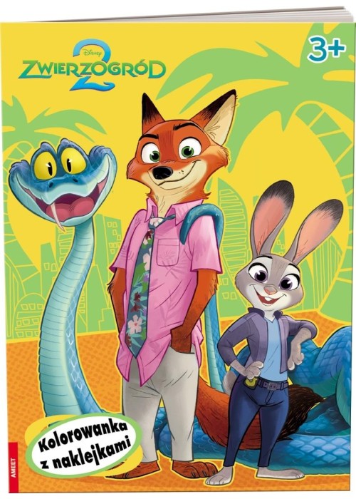 Disney Zwierzogród 2. Kolorowanka z naklejkami