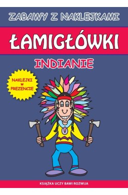 Łamigłówki. Indianie. Naklejki w prezencie