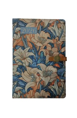 Terminarz 2026 tygodniowy 13x18,4cm klips