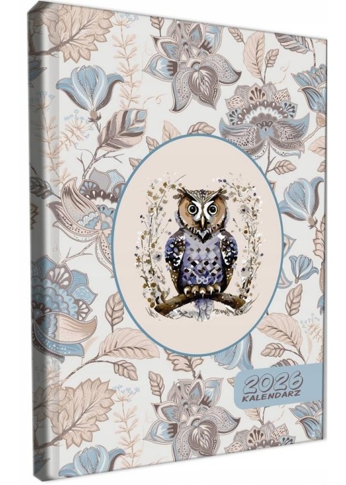 Kalendarz 2026 A5 dzienny sb/nd osobno Sowa