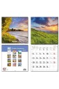 Kalendarz 2026 30x60 13 planszowy Pl. Krajobrazy