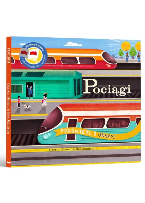 Pociągi. Podświetl i odkryj