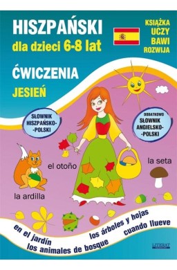 Hiszpański dla dzieci 6-8 lat ćw. Jesień